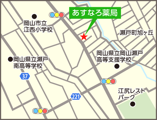あすなろ薬局 地図